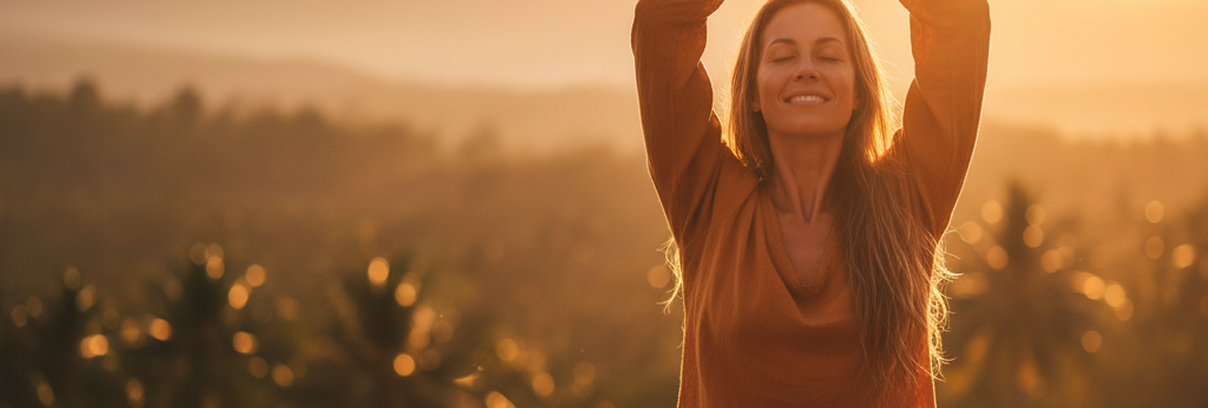«Приветствие солнцу» в сидячем положении